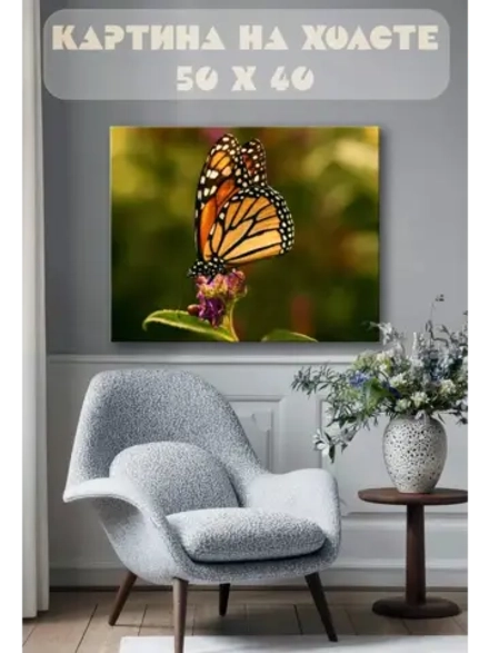 Картина на стену 40 X 50 Бабочка