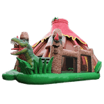 Надувная горка "Логово динозавра"