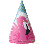Колпаки праздничные «Фламинго», 6 шт