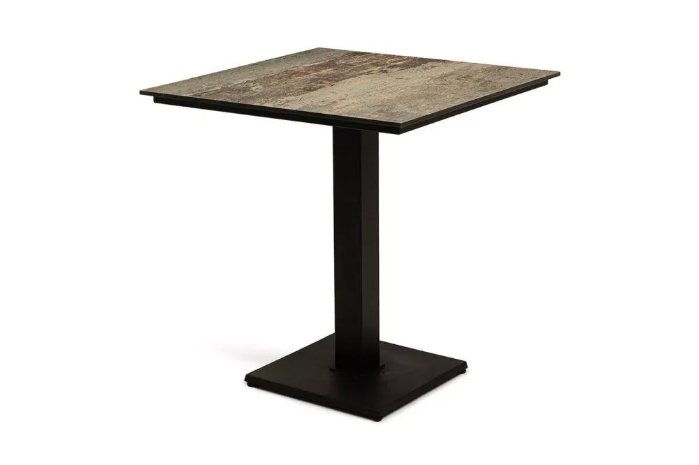 "Каффе" стол из HPL квадратный 70х70см, цвет "винтаж"