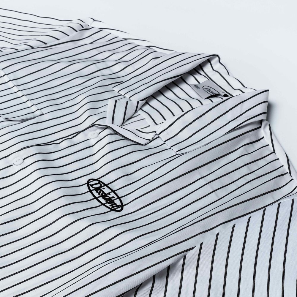 Рубашка Dissident Oval Logo белая