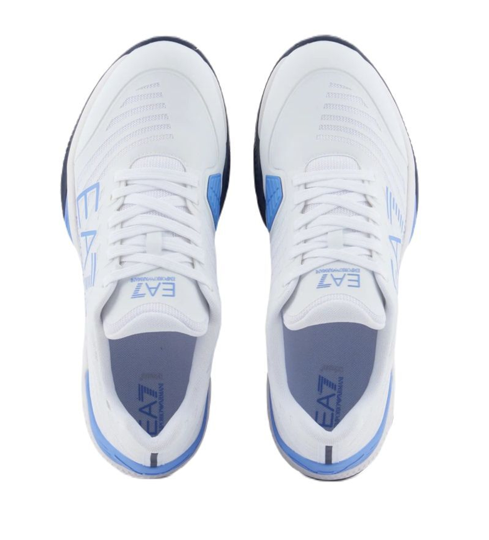 Мужские кроссовки теннисные EA7 Unisex Woven Sneaker Clay - белый