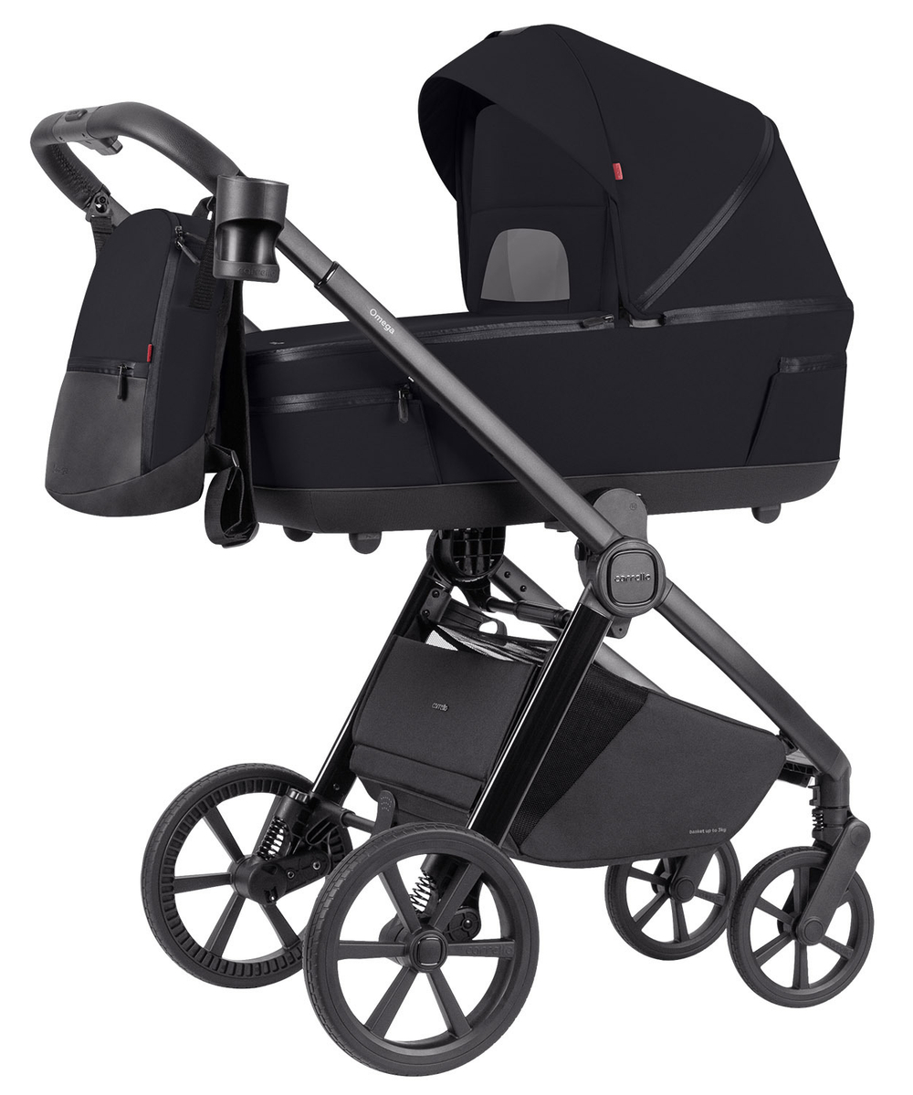 Carrello Коляска 2 в 1 Omega+ (Cosmo Black)