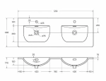 Тумба с раковиной BelBagno UNO-1200-4C-SO-AO голубой матовый
