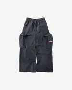 Купить Брюки SoWhat? Карго Широкие Плотные Черные Брюки SoWhat? Карго Широкие Плотные Черные