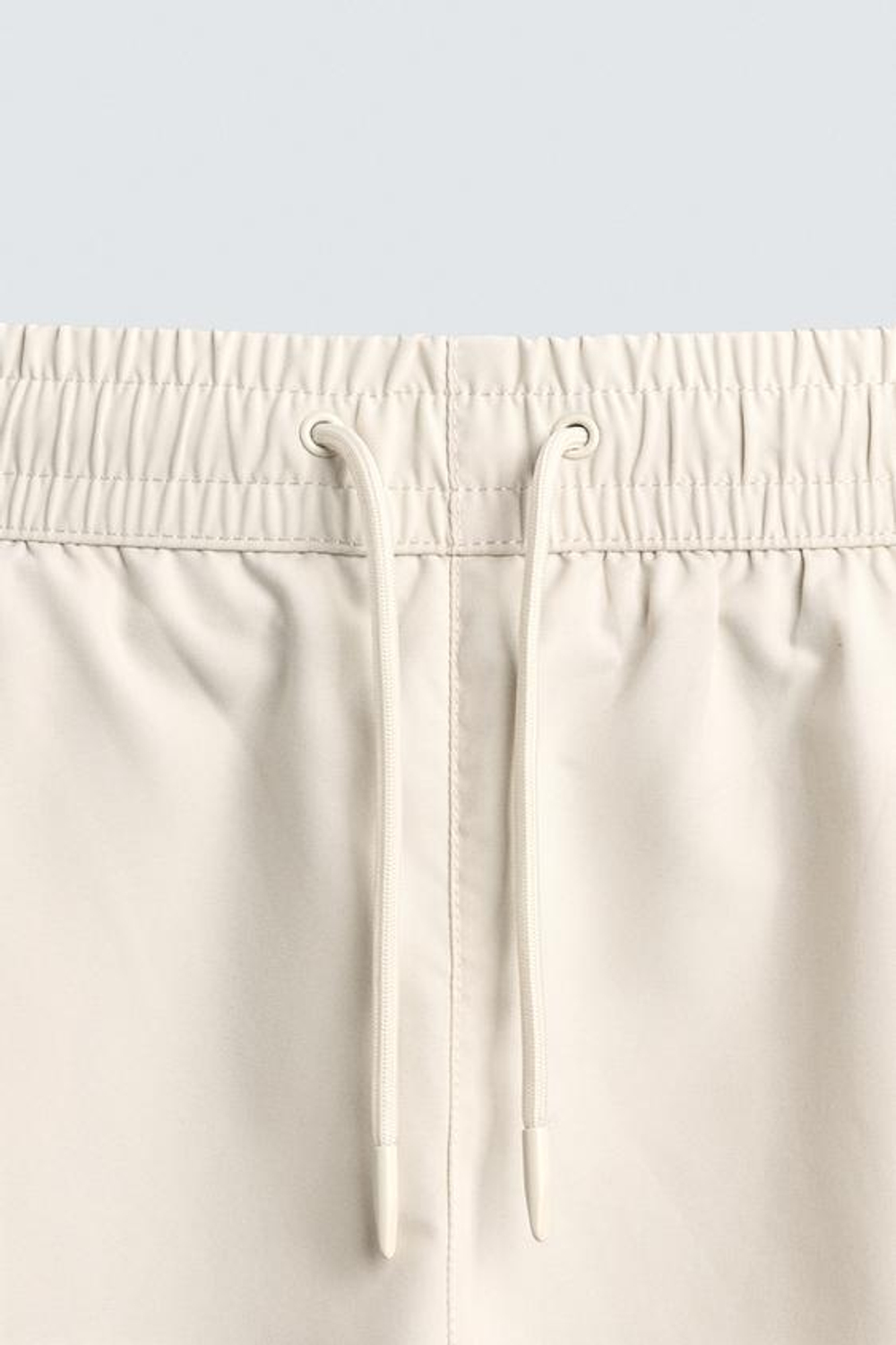 ZARA ДЛИННЫЕ ПЛАВКИ ИЗ МЯГКОЙ ТКАНИ, ЭКРЮ