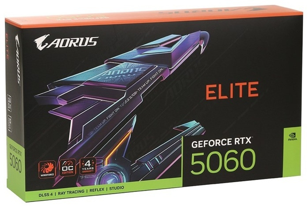 Видеокарта GIGABYTE RTX 5060 Aorus Elite (GV-N5060AORUS E-8GD) 8 Гб