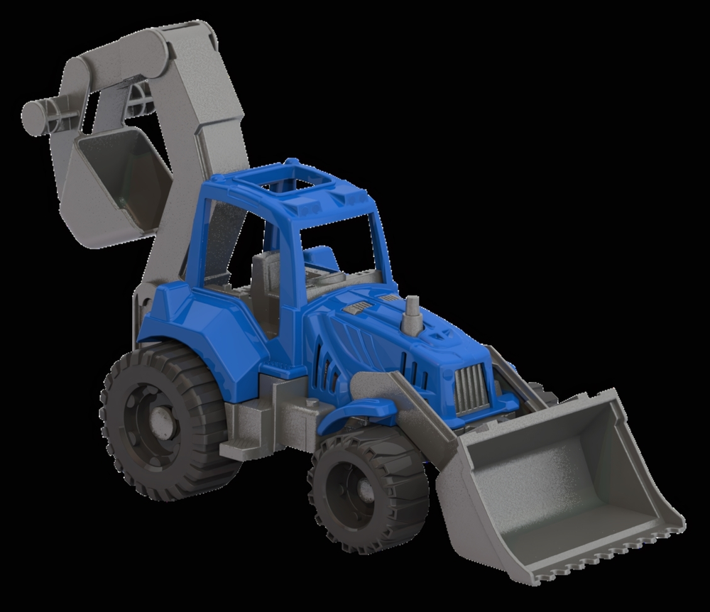 Трактор "Нева" с ковшом (Нордпласт)