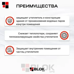 Пароизоляция ONDUTISS BASIC B 50м2 / Пароизоляционная пленка Ондутис Бейсик Б