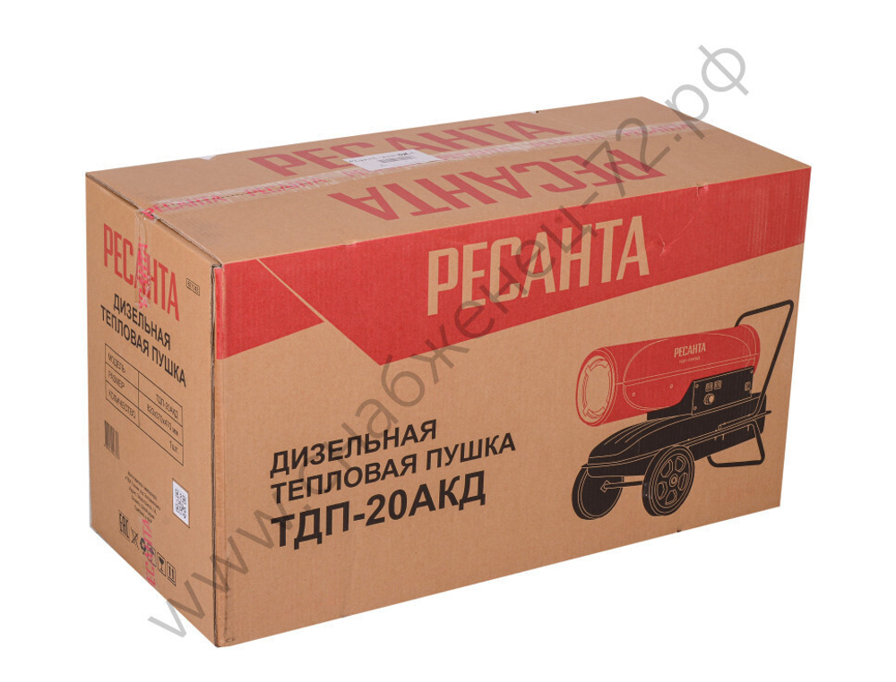 Тепловая дизельная пушка Ресанта ТДП-20АКД