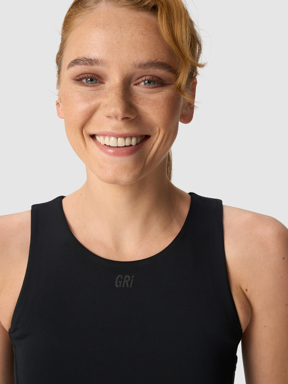 Майка женская GRI Фитнес чёрная