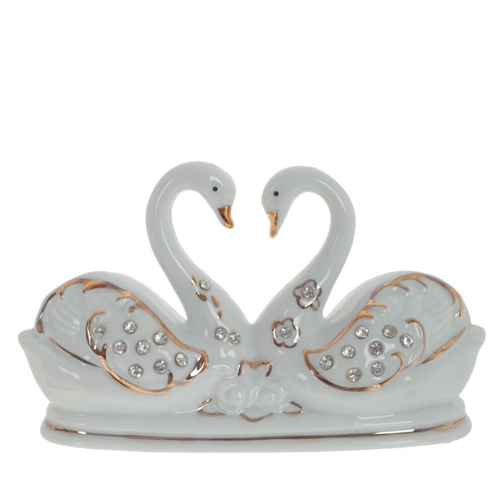 GAEM Фигурка декоративная "Лебеди", L14 W4,5 H8,5 см