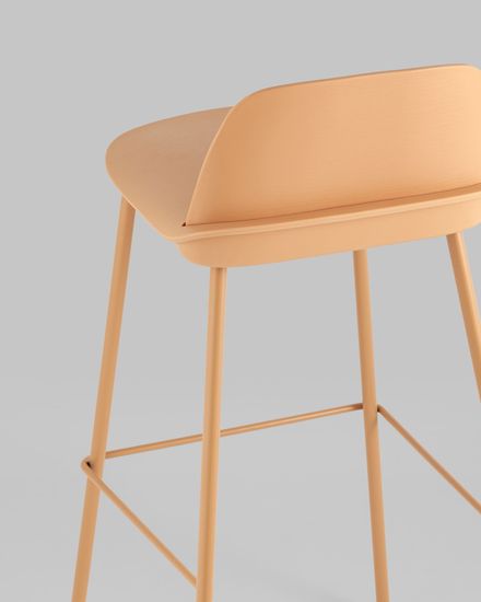 Стул барный Mist желтый