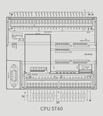 ЦЕНТРАЛЬНЫЙ ПРОЦЕССОР UNIMAT  S7 200 smart PLC 24DI/16DO UN 2881ST400AA0 (UN 288-1ST40-0AA0)