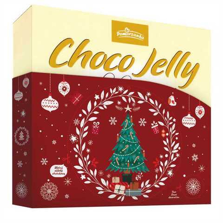 Pomorzanka апельсиновое желе в темном шоколаде Choco Jelly (Рождественский венок) 175г