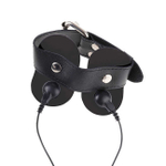 Утяжка на мошонку с электростимуляцией Sack Strap (Цвет: черный)