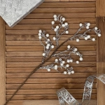 Ветка декоративная «Зимняя нежность» 70 см