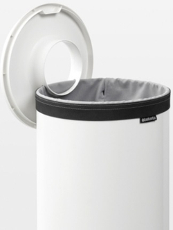 Бак Brabantia 35л белый сверху