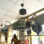 Винтажная люстра 3-х рожковая