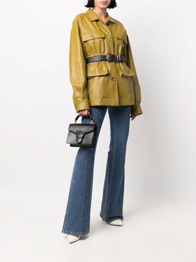 MINI LOVE BAG TOP HANDLE MAXI CHAIN – black