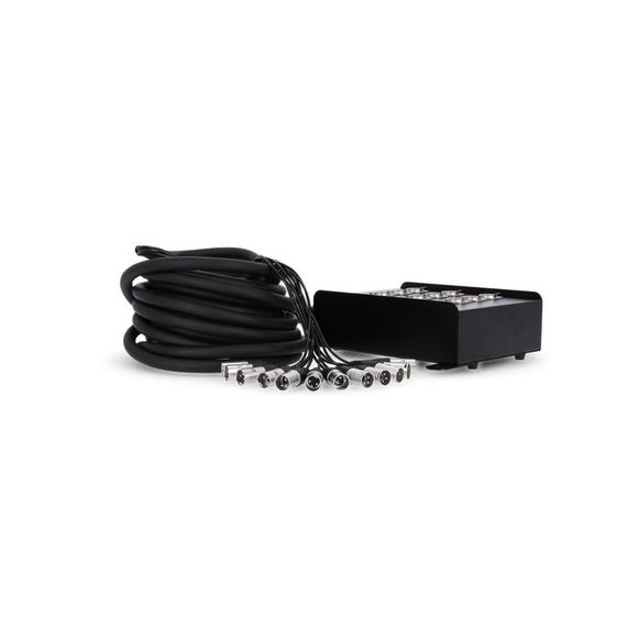 Adam Hall K 12 C 10 - мультикор со стейдж-боксом, 12 x XLR возврат, 12 x 0.314 мм2, 10 м