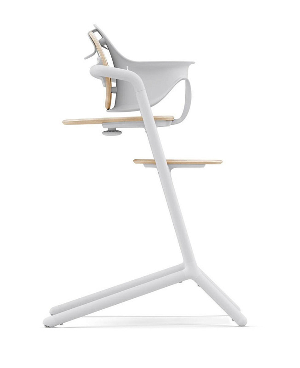 Стульчик для кормления Cybex Lemo 4 в 1 с мягкими чехлами Comfort Inlay Sand White/Suede Grey