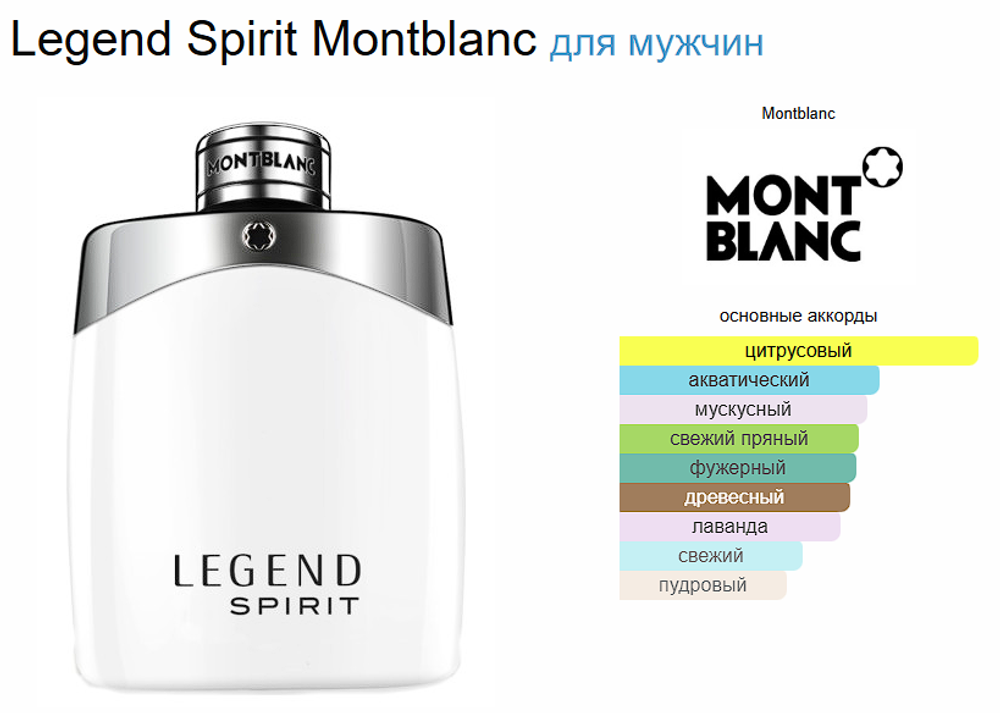 Legend Spirit Montblanc 100 ml (Коробка парфюма без слюды, парфюм новый, распаковка для фото)