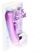 Перезаряжаемый вибратор Jack Rabbit (3 мотора, 7 режимов) (Цвет: сиреневый)