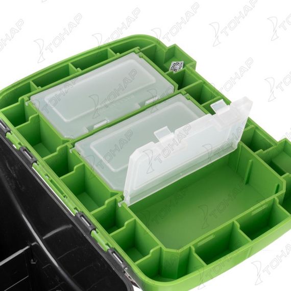 Ящик зимний Helios &quot;FishBox&quot; односекционный (10л) зеленый