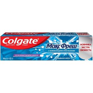 ЗУБНАЯ ПАСТА COLGATE МАКСФРЕШ ВЗРЫВ МЯТА 100МЛ Х48