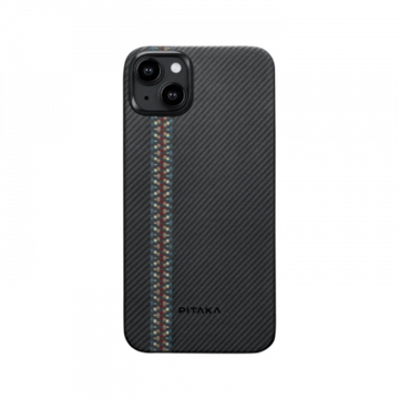 Чехол Pitaka Fusion Weaving MagEZ Case 4 для iPhone 15 Plus (6.7"), Rhapsody, кевлар (арамид)