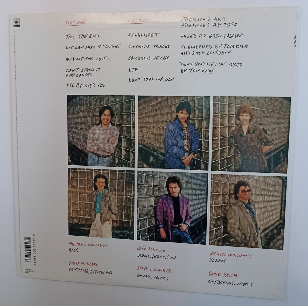 Toto Fahrenheit (Japan 1986)