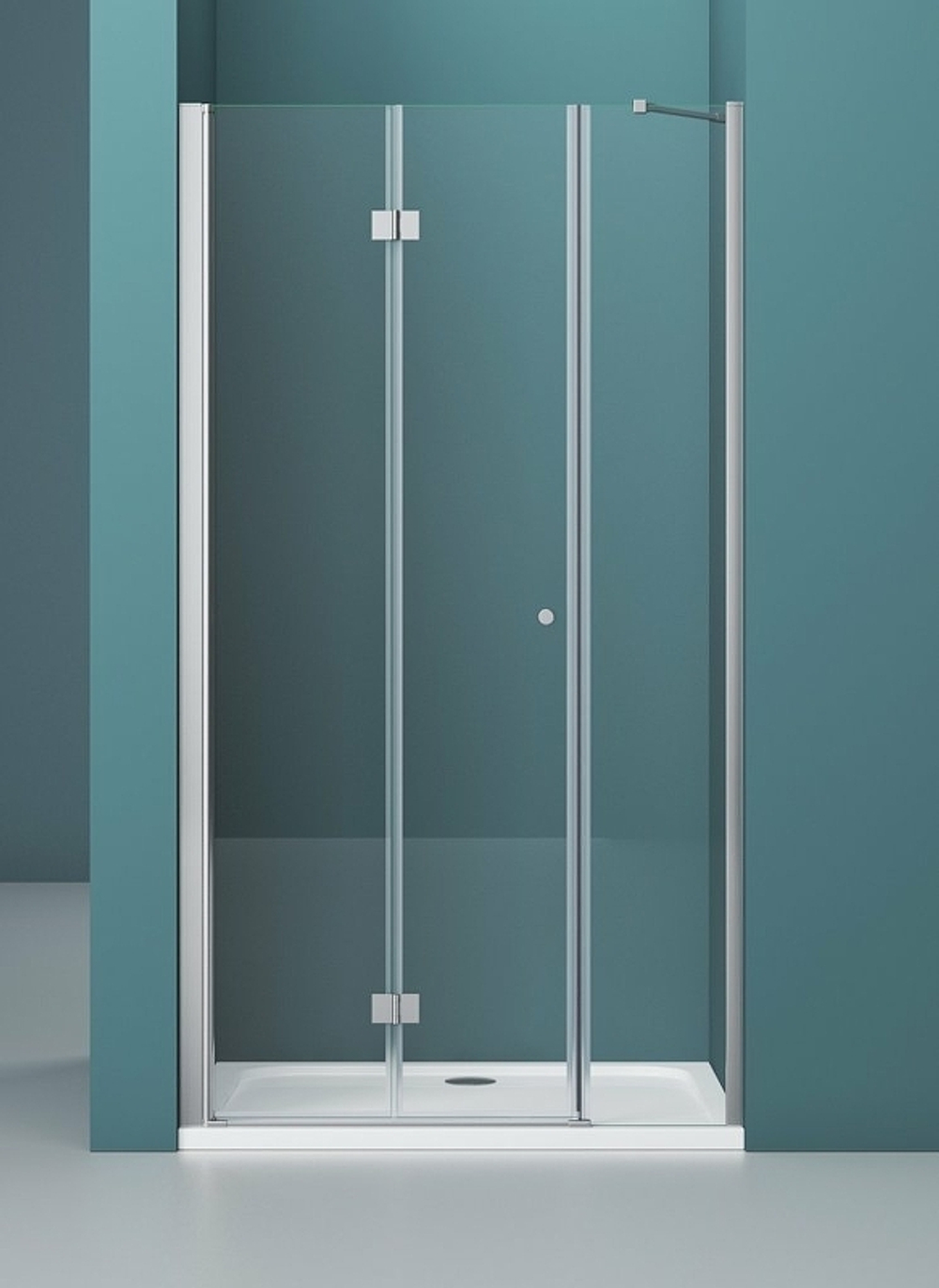 Душевая дверь BelBagno Albano 140 ALBANO-BS-13-60+80-C-Cr профиль Хром стекло прозрачное