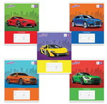 Тетрадь А5 12л. лин. "Авто-класс" обложка картон (ЮНЛАНДИЯ)