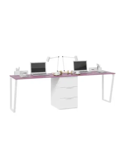 Стол письменный Белый 240х58,2х75,1 см