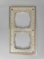 Рамка на 2 поста Werkel Antik белое золото W0021523 4690389158230