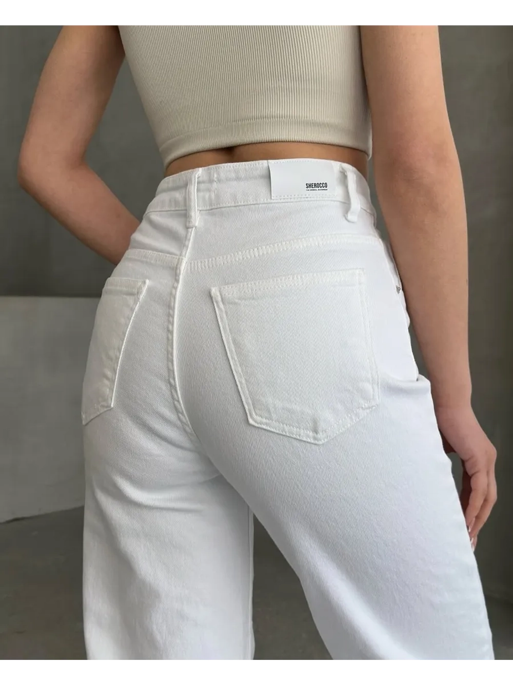 Джинсы широкие летние посадка WIDE LEG (Вайд лег)