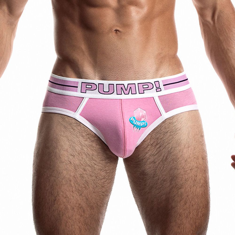 Мужские трусы брифы розовые PUMP! PU018