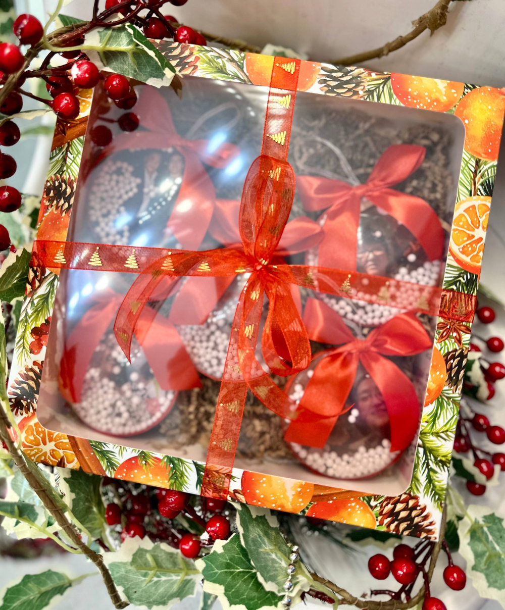 Ёлочные игрушки с фото №4502