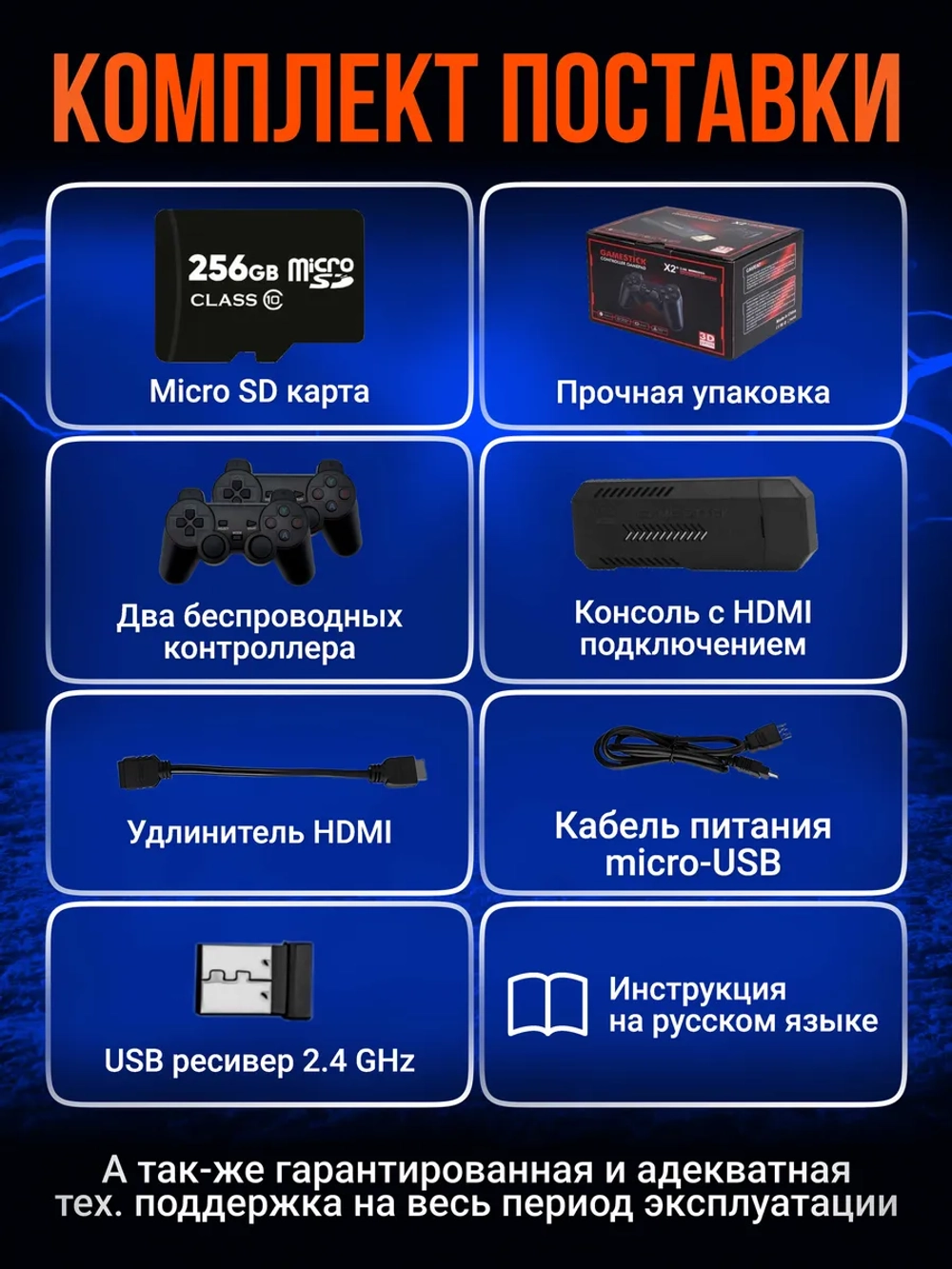 Игровая приставка 256гб EmuElec русские игры