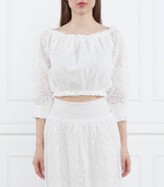 Топ GUESS - белый(W3GH95 WFDC0)