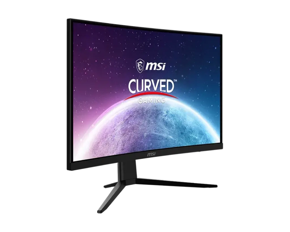 Безрамочный Игровой Монитор 24" MSI G2422C VA 1920х1080 1500R 16:9 180Hz 1ms 250cd/m 3000:1 100млн:1 1xDP 2xHDMI Угол Обзора 178/178. Черный