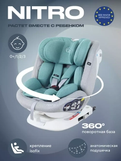 Автокресло RANT UB619 "NITRO" isofix группа 0+-1-2-3 (0-36 кг)
