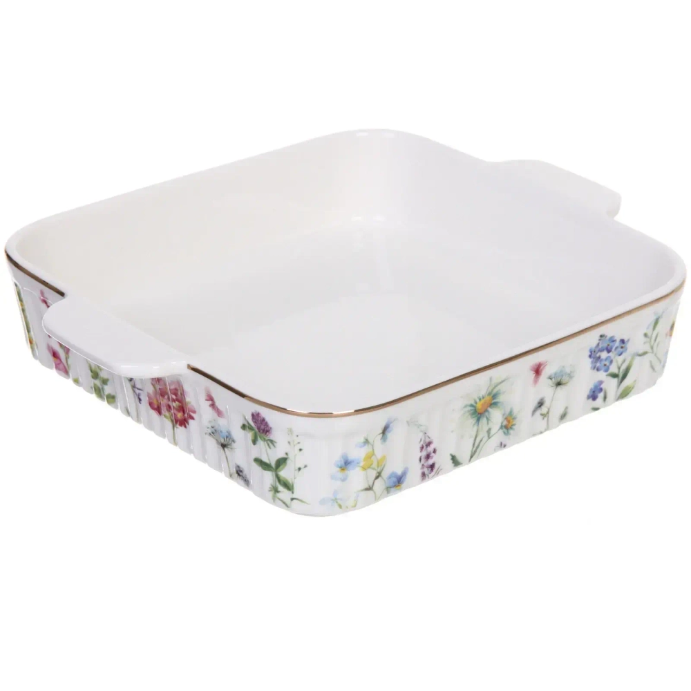 Форма керамическая для запекания «Альпийский луг» 1,5л 20,5*17*4,5см