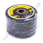 Круг лепестковый для шлифования по нержавеющей стали FTL Ergo 29 цирконий 125 х 22,2 мм P80