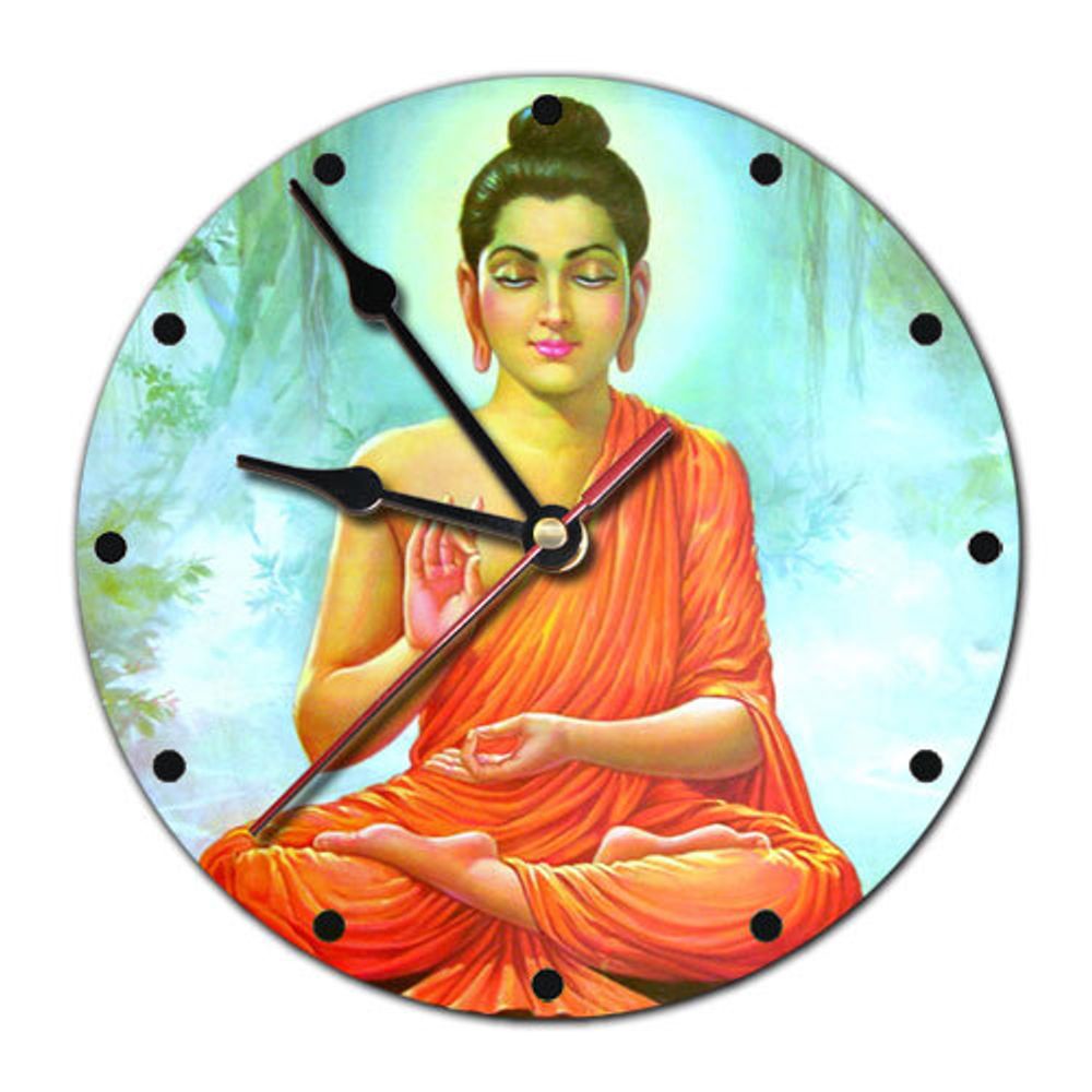 Часы настенные Будда