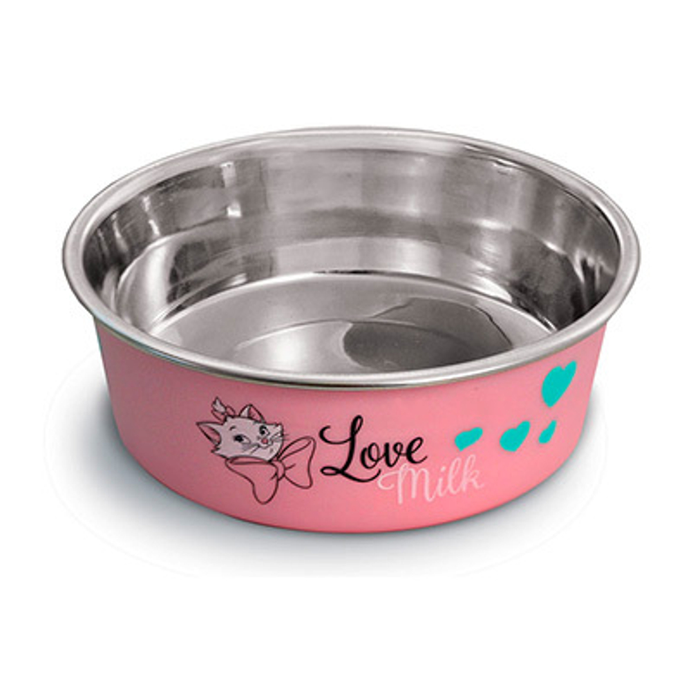 Triol Миска металлическая на резинке Disney Marie & Milk, 0,25л