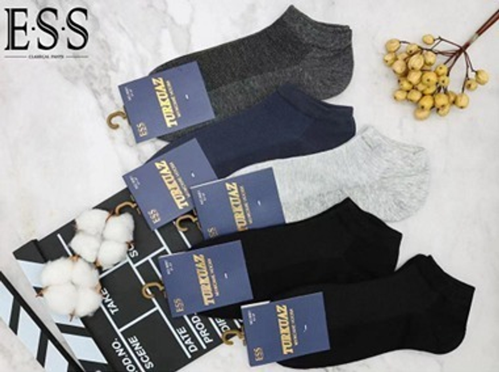 Носки ESS мужские укороченные ассорти 41-47 9061