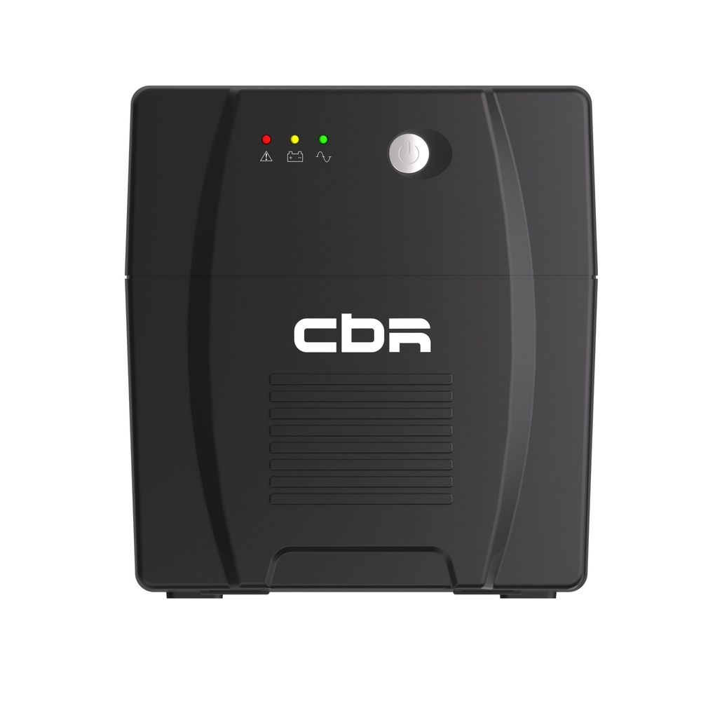 Источник бесперебойного питания ИБП CBR [UPS-TWK-101EJ-1000] 1000VA/600W, Schuko CEE 7 x4 outlets, LED, USB Type-B, RJ11/45, AVR, 12V/7Ah*2