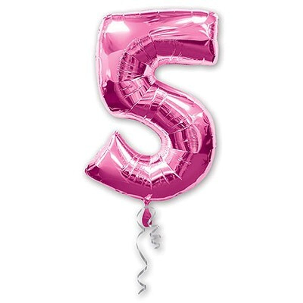 Цифра "5" (цвет на выбор) 1 шт